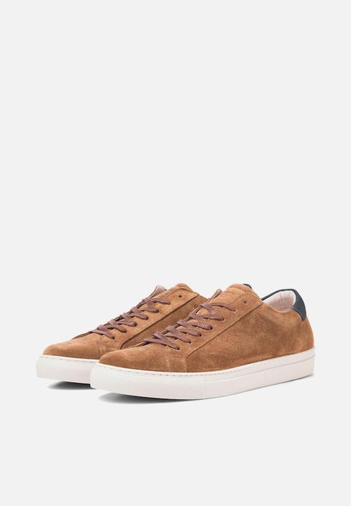 Jack & Jones - Jfwcorey suede - cognac