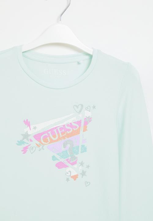 GUESS - Long sleeve t-shirt - bebe blue