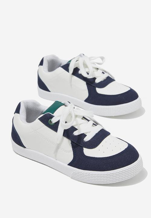 Cotton On - Teddy classic trainer - white/navy