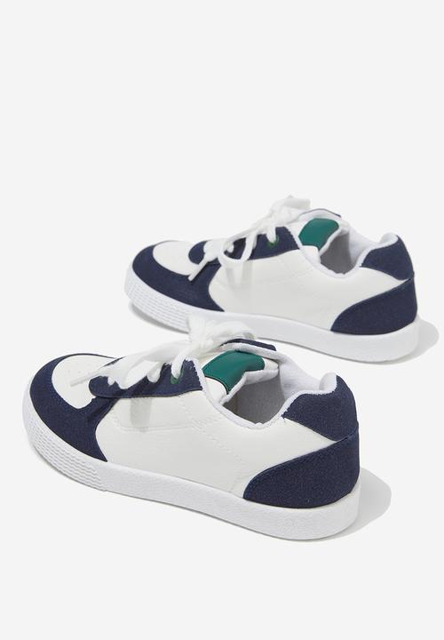 Cotton On - Teddy classic trainer - white/navy