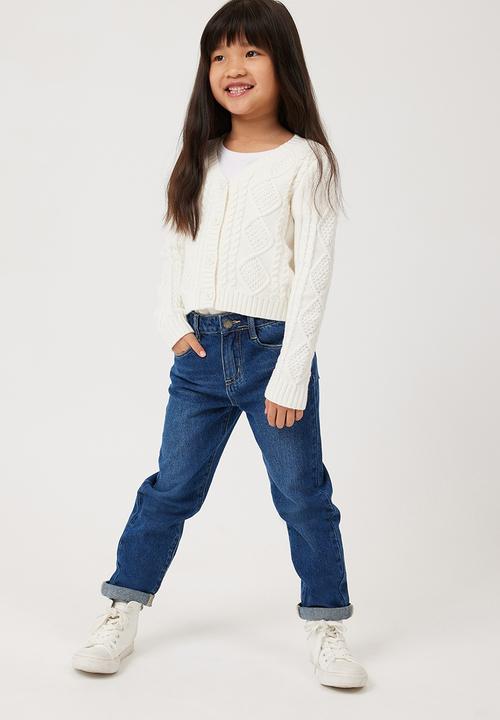 Cotton On - India mom jean midnight - blue wash