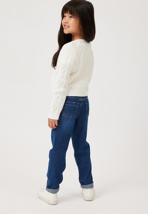 Cotton On - India mom jean midnight - blue wash