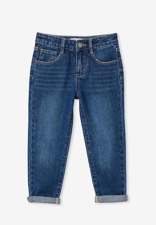 Cotton On - India mom jean midnight - blue wash