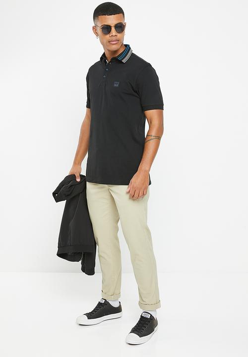 SOVIET - M honcho pique golfer - black
