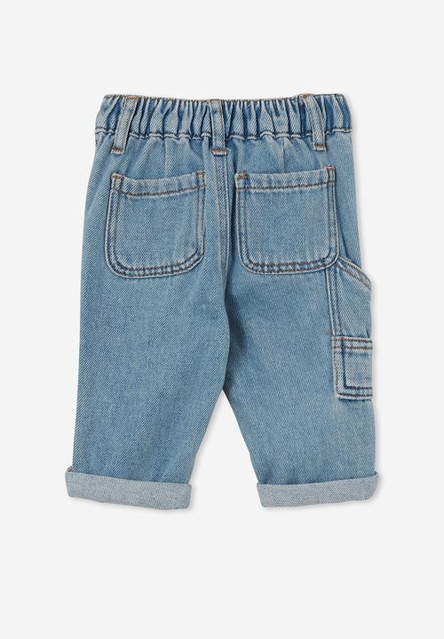 Cotton On - Kai baby carpenter jean byron - mid blue