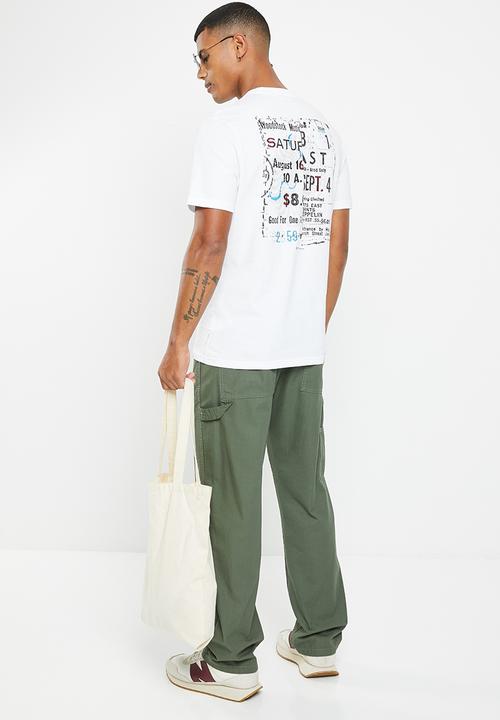 Ben Sherman - Ticket Split Tee Shirt - White