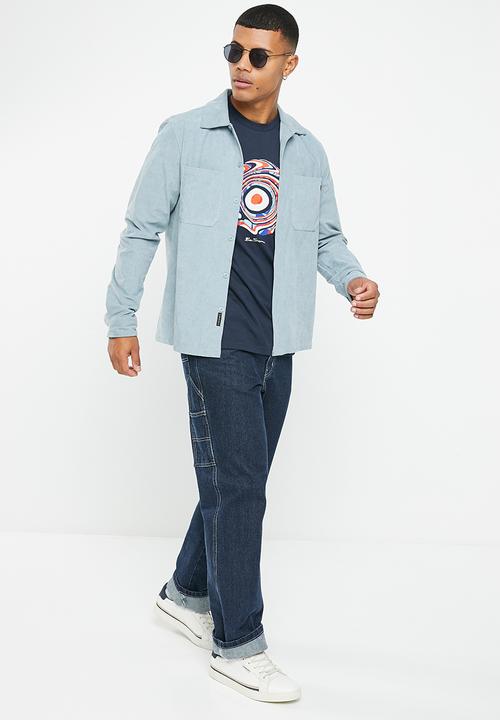 Ben Sherman - Trippy Target Tee Shirt - Navy