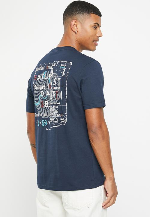 Ben Sherman - Ticket Split Tee Shirt - Navy