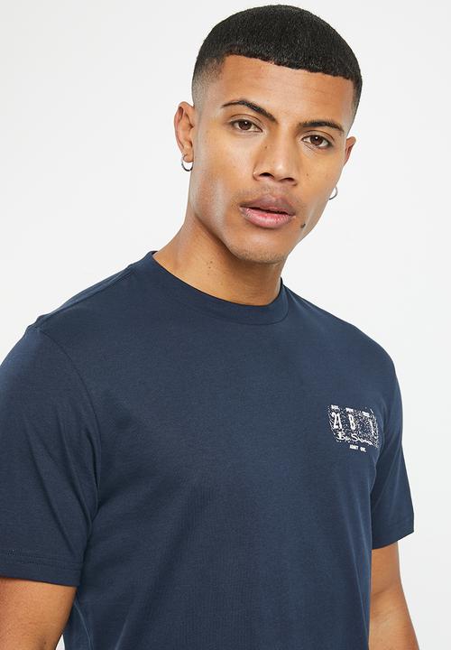 Ben Sherman - Ticket Split Tee Shirt - Navy