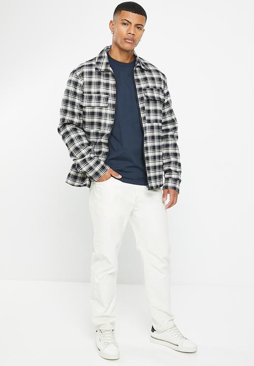 Ben Sherman - Ticket Split Tee Shirt - Navy