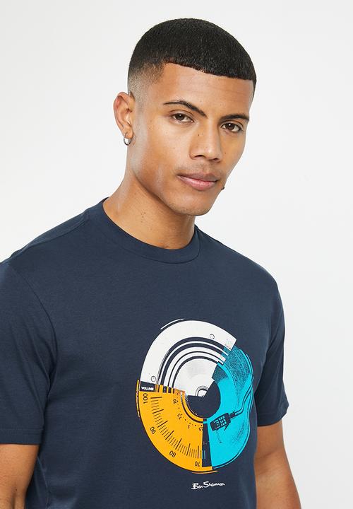 Ben Sherman - Music Mash Tee Shirt - Navy