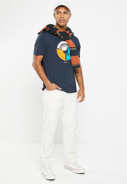 Ben Sherman - Music Mash Tee Shirt - Navy