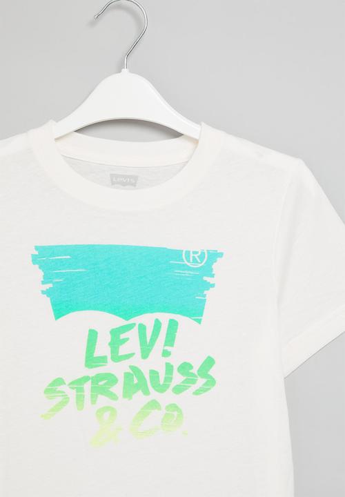 Levi’s® - Lvb sketched logo tee shirt - sugar swizzle