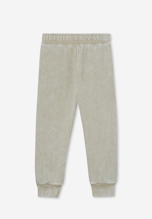Cotton On - Marlo trackpant - rainy day snow wash