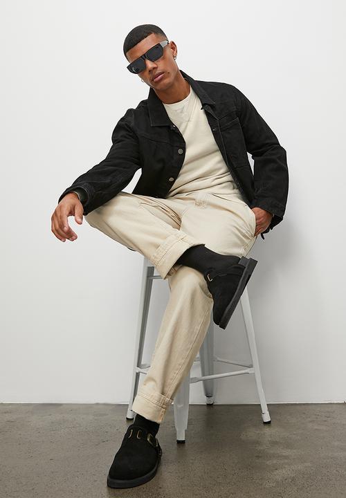 Superbalist - Slim fit long sleeve v-neck knit - oatmeal