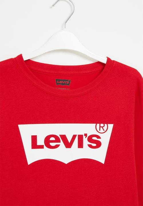 Levi’s® - Lvb long sleeve batwing tee - super red