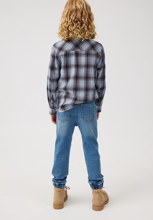 Cotton On - Slouch jogger jean byron - mid blue
