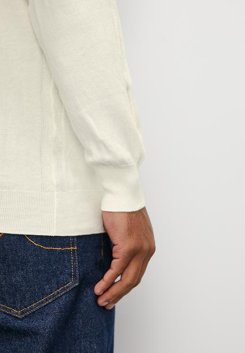 Superbalist - Slim fit high neck long sleeve knitwear - cream