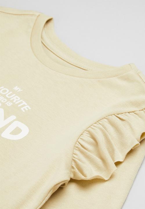 Pop Candy - Girls graphic long sleeve tees - white/stone