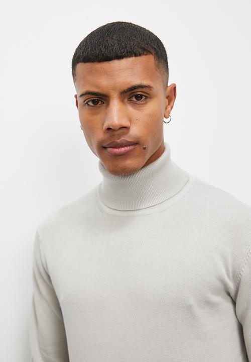Superbalist - Basic long sleeve roll neck - light grey