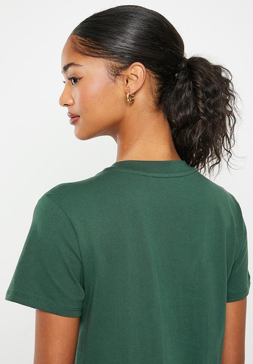 GUESS - Es short sleeve classic fit logo tee - moss mat