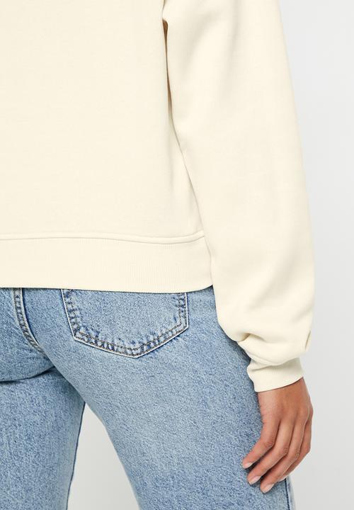 H&M - Printed sweatshirt - cream/lake erie