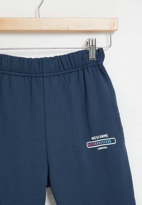 Superbalist - Printed jogger - navy