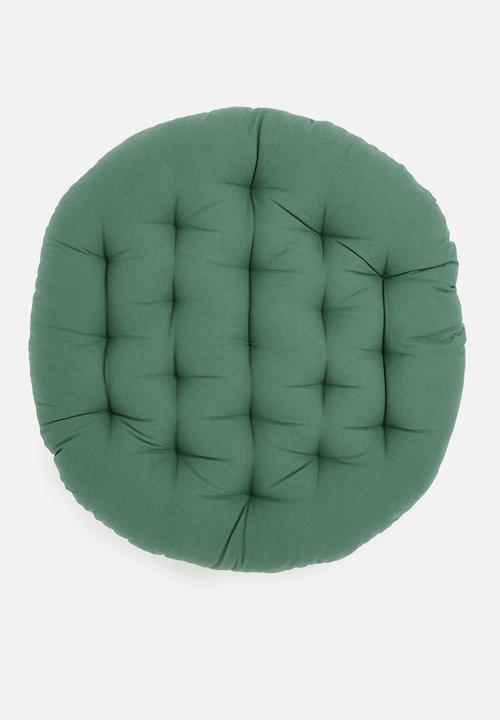 Sixth Floor - Fondu round floor cushion - green 