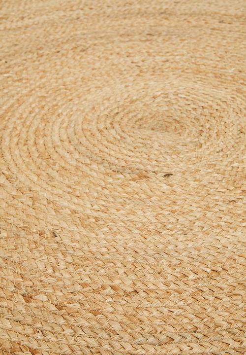 Sixth Floor - Braided jute rug - natural
