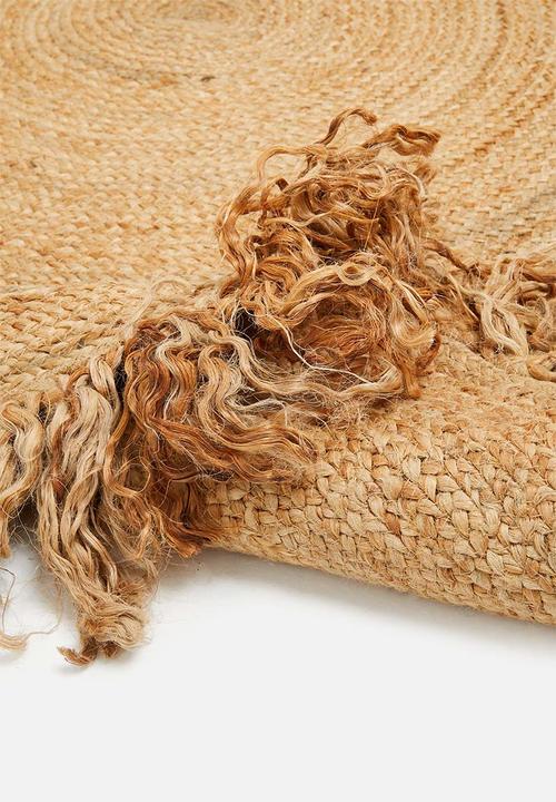 Sixth Floor - Braided jute rug - natural