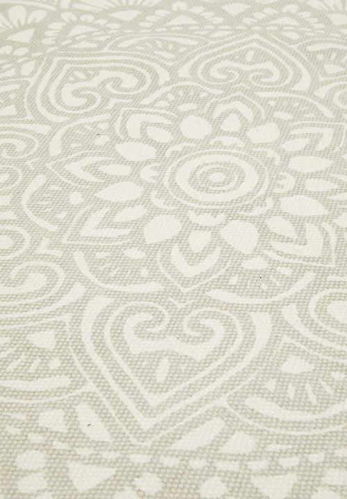 Sixth Floor - Kaleidscope printed rug - grey