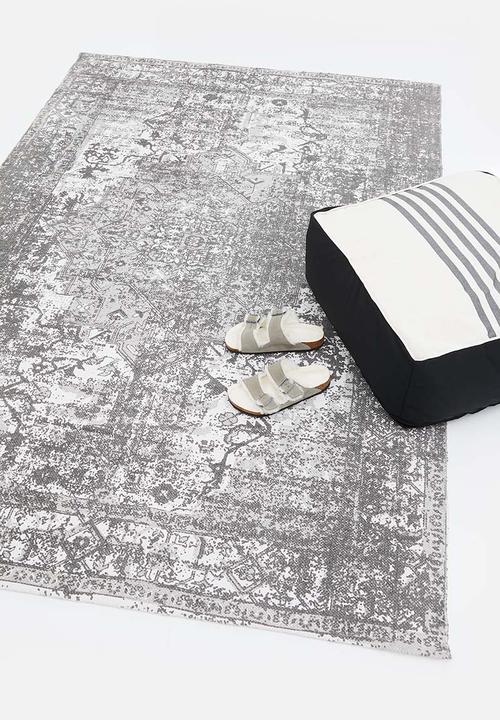 Sixth Floor - Sophia printed rug - antarctica grey