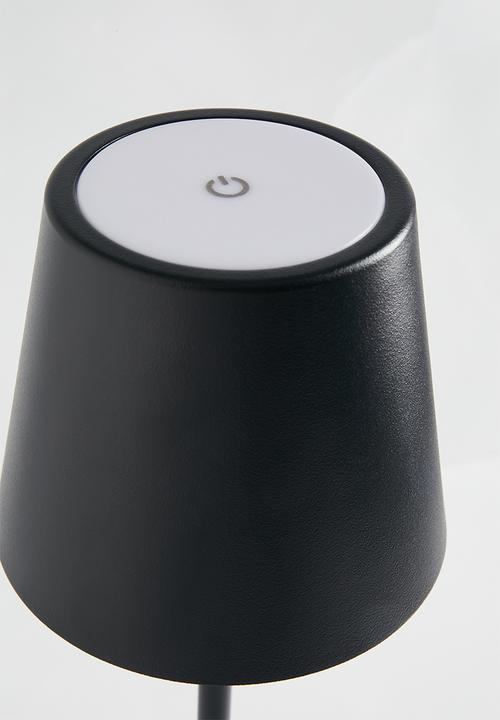 Sixth Floor - Mila rechargeable lamp - black