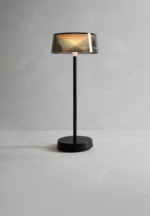 Sixth Floor - Shiloh rechargeable lamp - black
