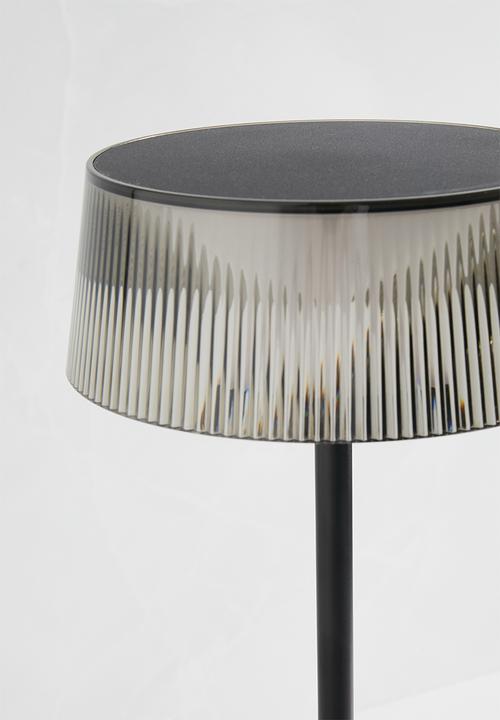 Sixth Floor - Shiloh rechargeable lamp - black