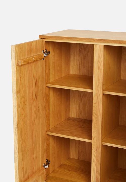 SF Collection - Abbon tall storage cabinet - textured oak