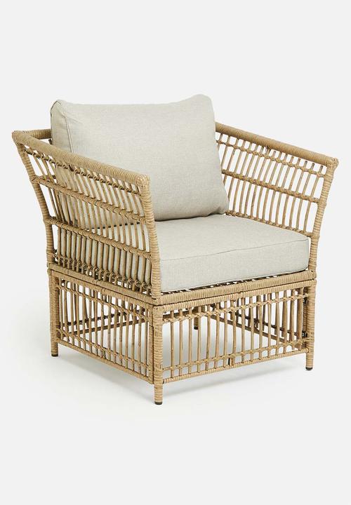 Sixth Floor - Lillysand outdoor lounge chair - natural