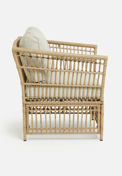 Sixth Floor - Lillysand outdoor lounge chair - natural
