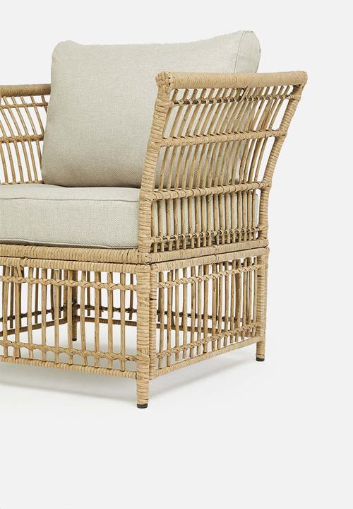 Sixth Floor - Lillysand outdoor lounge chair - natural