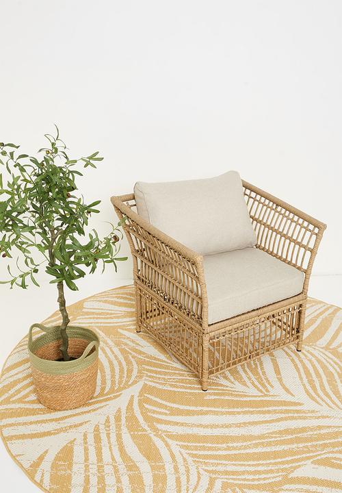 Sixth Floor - Lillysand outdoor lounge chair - natural
