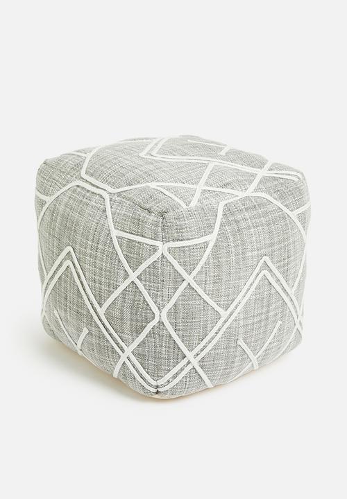 Sixth Floor - Sia ottoman - grey