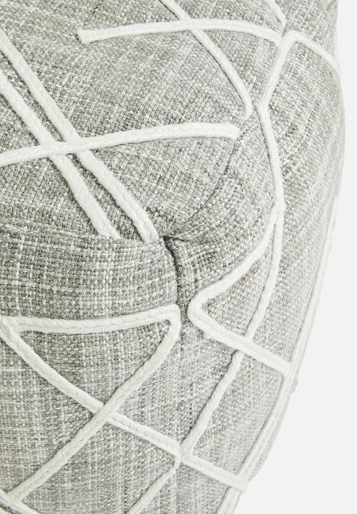 Sixth Floor - Sia ottoman - grey