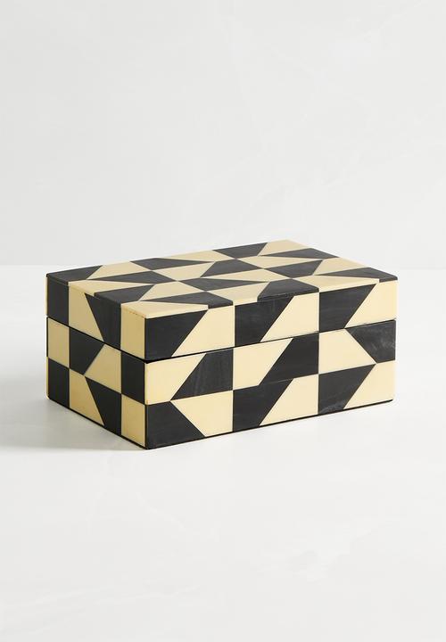 SF Collection - Resin box - black & white