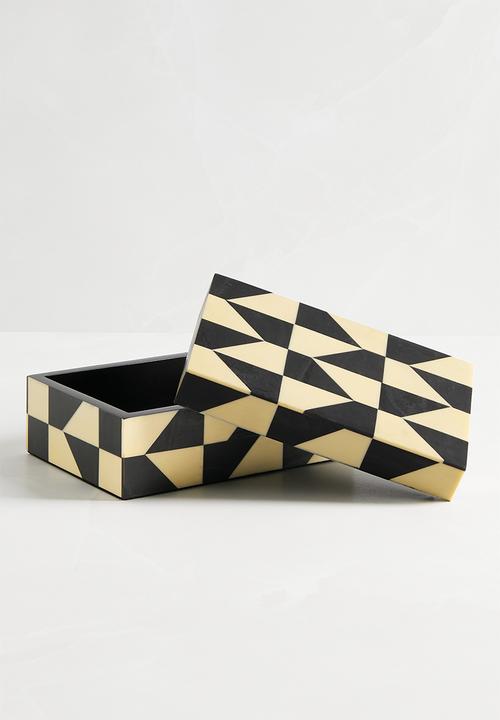 SF Collection - Resin box - black & white