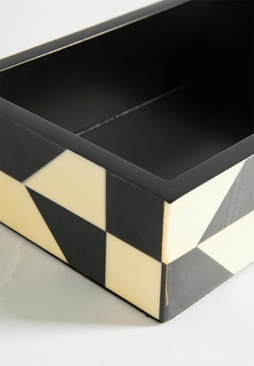 SF Collection - Resin box - black & white
