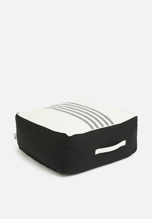 Sixth Floor - Mercator outdoor floor cushion - charcoal