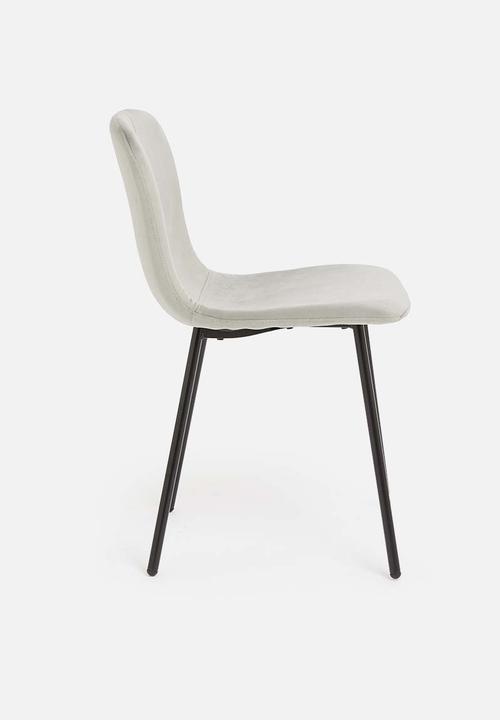 Sixth Floor - Calla dining chairs set of 2 - grey