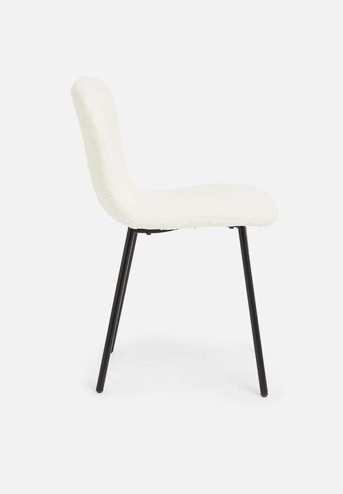 Sixth Floor - Sherpa dining chairs set of 2 - natural