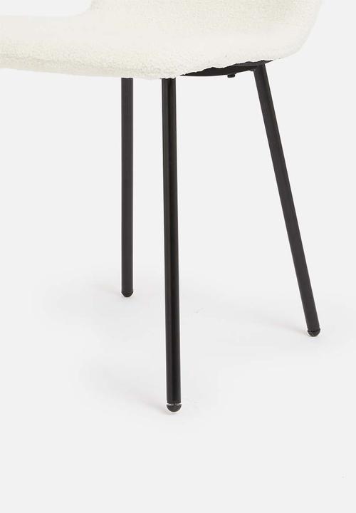 Sixth Floor - Sherpa dining chairs set of 2 - natural