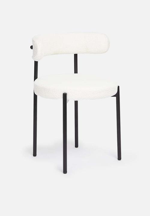 Sixth Floor - Anna sherpa dining chair - natural